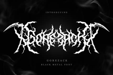 10 Black Metal Fonts For A Brutal Look Graphic Pie