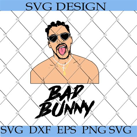 Bad Bunny Svg Bad Bunny Logo Svg Conejo Malo Svg Music Star Etsy