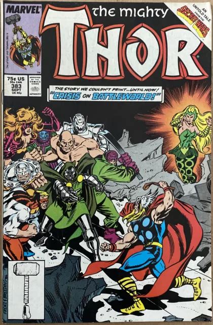 Thor 383 Battle World Dr Doom Kang The Conqueror Enchantress 399