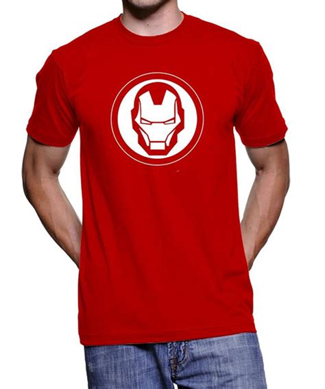 Pngtree provides free download of png, png images, backgrounds and vector. Iron Man Shirt With Logo In Red Color