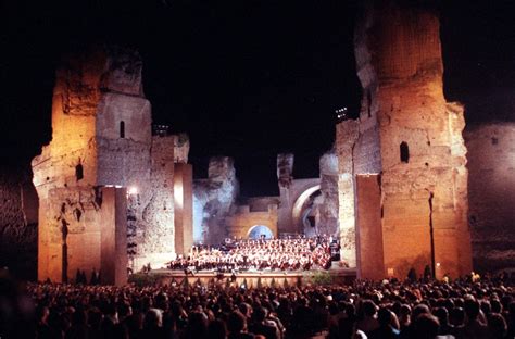 Experience The Ruins Of The Caracalla Baths Classical Rome Musical