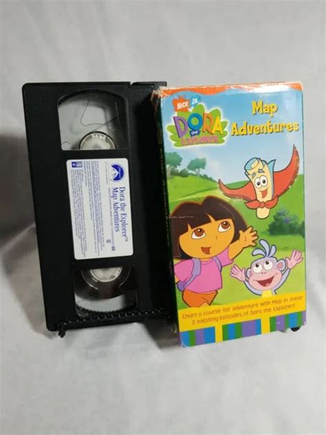 Dora The Explorer Map Adventures Vhs Picclick Ca