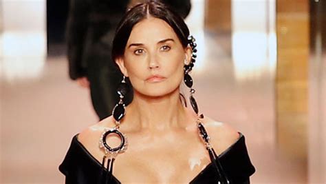 Demi Moore Shares Makeup Free Face Selfie After Fendi Shows Unusual