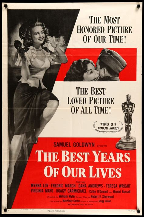 The Best Years Of Our Lives 1946 Original One Sheet Movie Poster