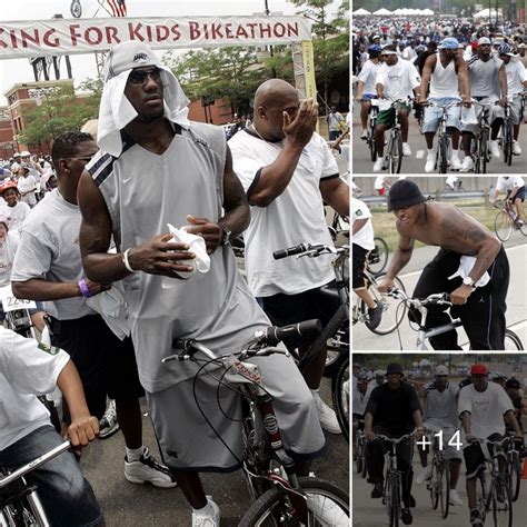 Nba Icons Lebron James Dwyane Wade And Carmelo Anthony Pedal For A