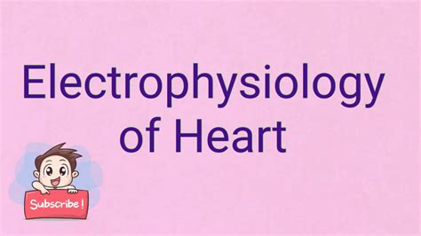 Electrophysiology Of Heart Youtube