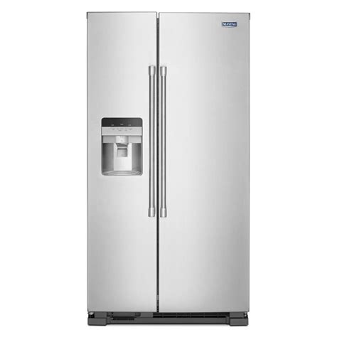Maytag 245 Cu Ft Side By Side Refrigerator With Ice Maker Fingerprint