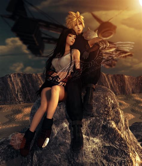 Ff7 Cloud And Tifa Fanart 17 Best Images About Ff7 On Pinterest