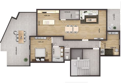 D Home Floor Plan Rendering Services With Photoshop Cgtrader