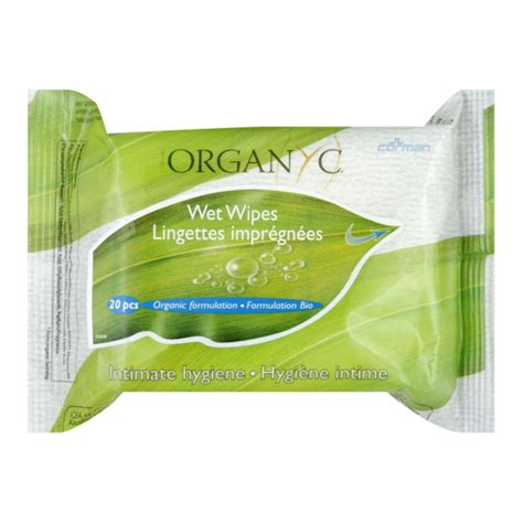 Organyc Intimate Hygiene Wet Wipes 20 Pack Foodsbasics