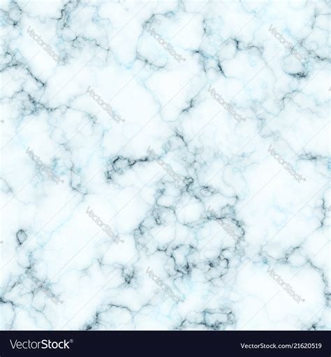 White And Blue Marble Texture Background Vector Image
