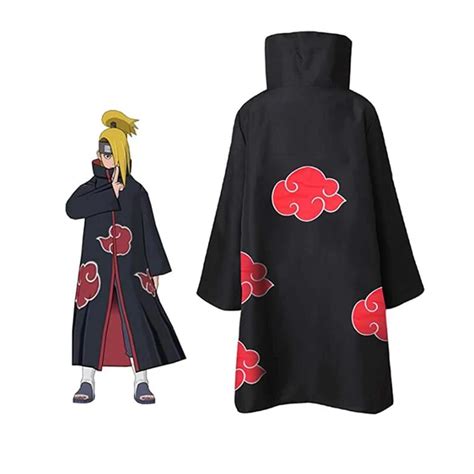Naruto Akatsuki Cloak Sasuke Uchiha Cape Costume Kawaii Store