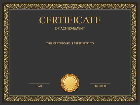Blank Award Certificates Free Download ~ Sample Certificate