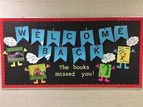 Image Result For Welcome Back The Books Missed You Bulletin Board