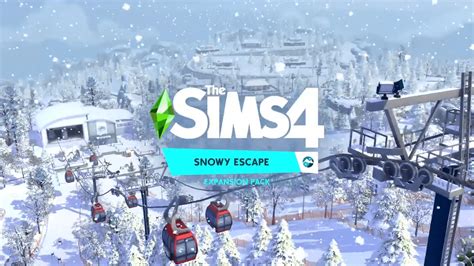 The Sims 4 Snowy Escape Trailer Revealed Heres What To Expect