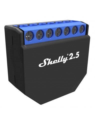 We developed shelly 2.5 to have a maximum load of 2x2300w or 2x10a. SHELLY - Module ON/OFF deux relais Wi-Fi (Shelly 2.5)