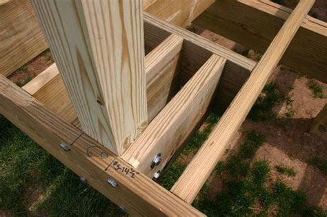 No, one handrail is required on stairs with 4 or more risers. deck rail post attachment - Google Search | Deck framing ...