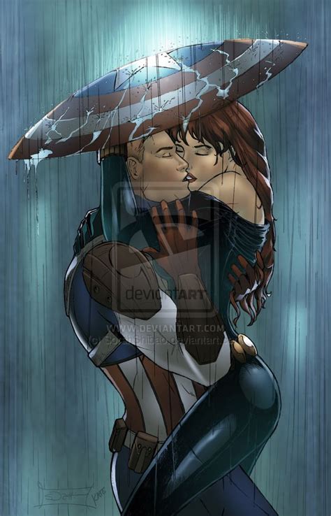 captain america and black widow in the rain by sorahshibao on deviantart captain america black