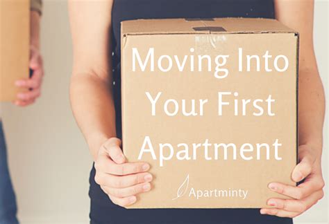 Moving Into Your First Apartment Apartminty First Apartment