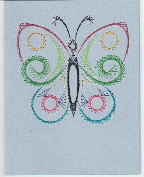 Paper Embroidery Art Craft Cards Embroidery Cards