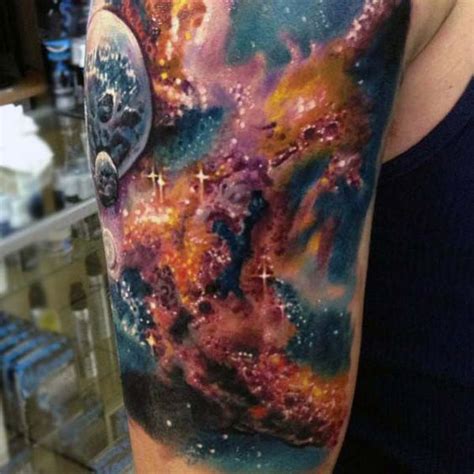Top More Than 76 Tattoos Of The Night Sky Latest In Eteachers