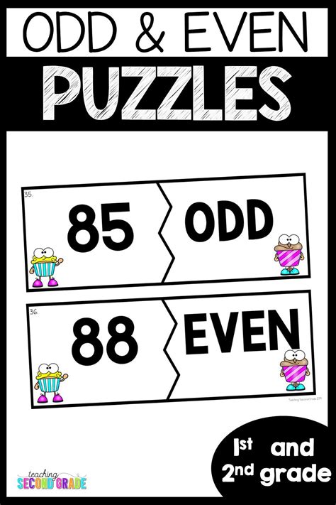 Odd And Even Games Math Activities Elementary First Grade Lessons