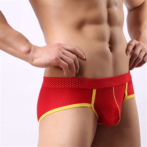 man pants underwear men s briefs shorts sexy mesh breathable male panties underwear men briefs