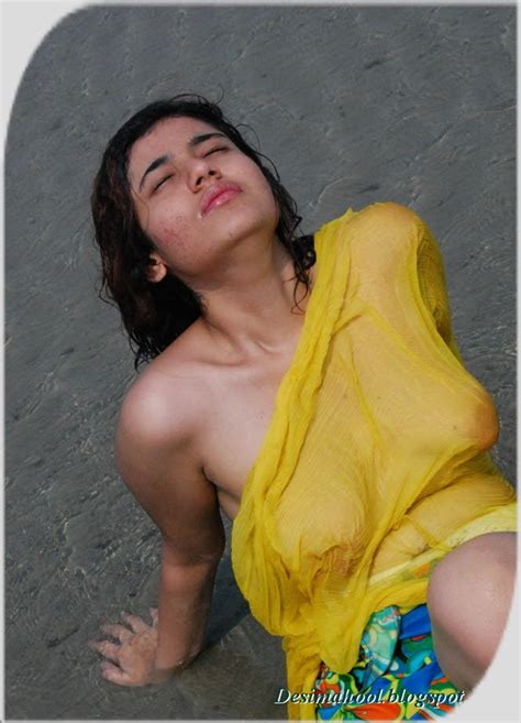 Indian Actress Model Showing Boobs Nipples In Yellow Dress Bollywood