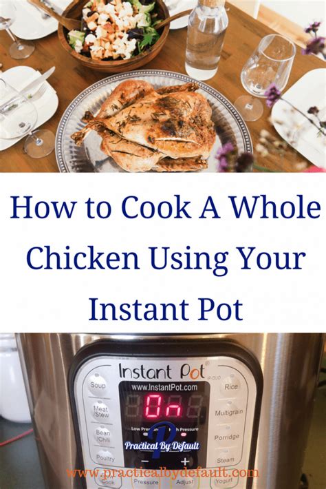 This entire chicken can be cooked in under 30 minutes! How to Cook A Whole Chicken Using Your Instant Pot