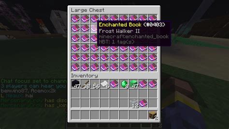 The first step to getting frost walker in minecraft is to craft boots. auction DC of Frost Walker II Books | Empire Minecraft