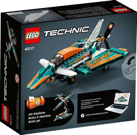 New 42117 Lego Technic Race Plane 154 Pieces Age 5 Years