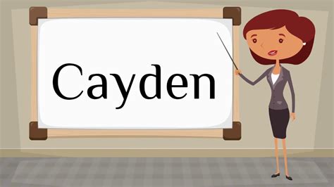 Copyright © curiosity media inc. How do you say 'Cayden' in Spanish? - YouTube
