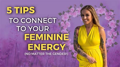 5 Tips To Connect And Balance Your Feminine Energy Ania Halama Youtube