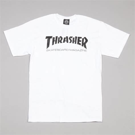 Thrasher Skate Mag T Shirt White Thrasher Shirt Cute Black Shirts