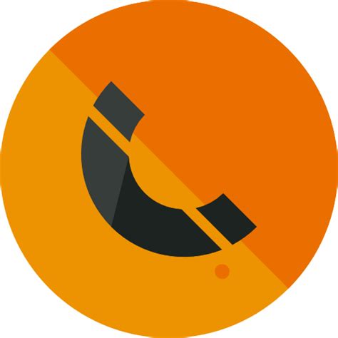Call Icon Orange Png Available In Png And Vector Jezusjesttu