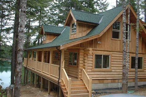 Lodge Log And Timber A Came Back Trend In Housing Modern Log Homes