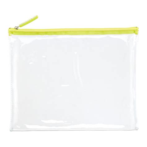 Zippered Clear Pouch The Container Store