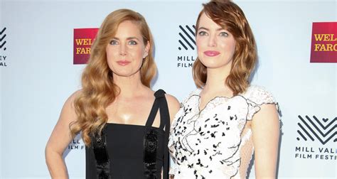 Emma Stone Amy Adams Celebrate Mill Valley Film Festival Opening Night Amy Adams Damien