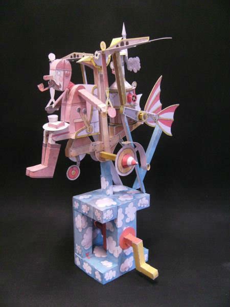 Flying Dreamer Diy Paper Craft Automata Buy Paper Toyaction Toy