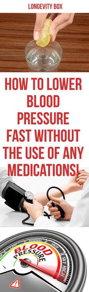How To Lower Blood Pressure Fast And Natural Without The Use Of Any