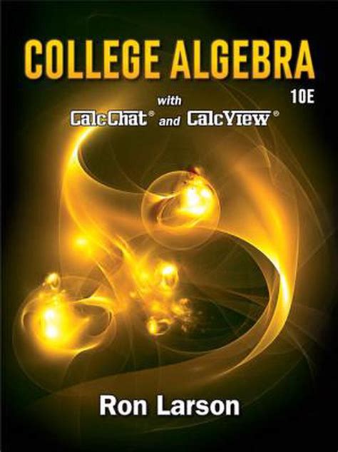 College Algebra By Ron Larson Hardcover 9781337282291 Buy Online At