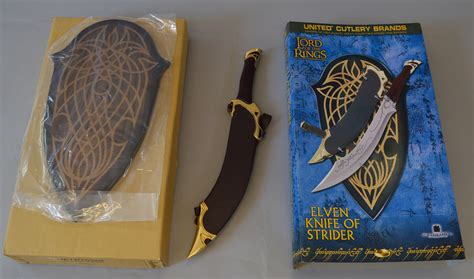 Lord Of The Rings United Cutlery Brands Elven Knife Of Strider