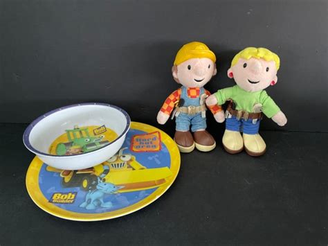 Plush Playskool Bob The Builder And Wendy Toddler Bowl And Etsy Canada