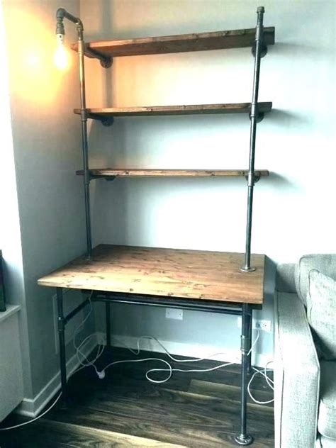 Industrial corner shelf industrial corner shelves desk shelves over