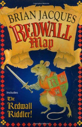 Redwall Map Includes The Redwall Riddler By Jacques Brian New