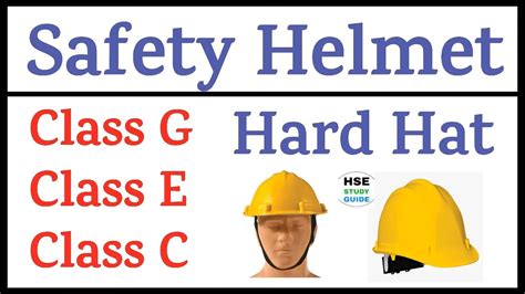 Safety Helmet Class Gclass Eclass C Hard Hat Types Hard Hat