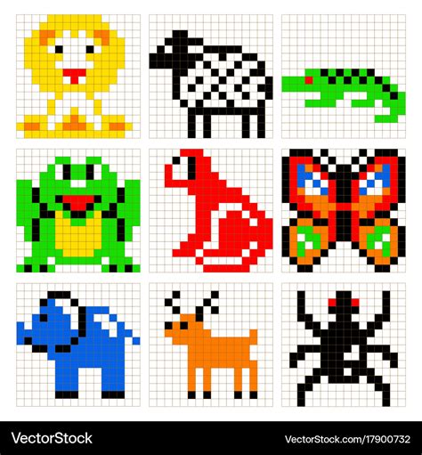 Cool Animal Pixel Art