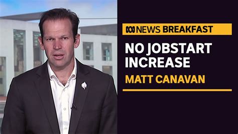 Nats Senator Matt Canavan Says Australia Cant Afford Jobseeker Increase Abc News Youtube