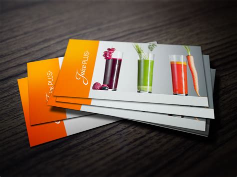 Unbeatable quality using 400gsm stock! Juice PLUS Business Cards | Free Shipping | Juice plus ...