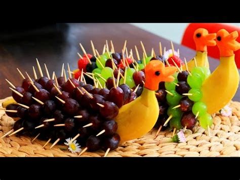 Learn about fruit and vegetables with free interactive flashcards. Art In Banana Decoration | Banana Art | Fruit Carving ...